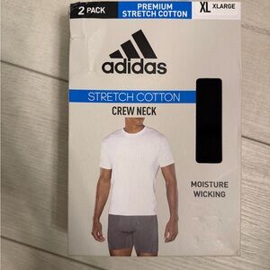 Adidas White Crew Neck T-Shirt Pack